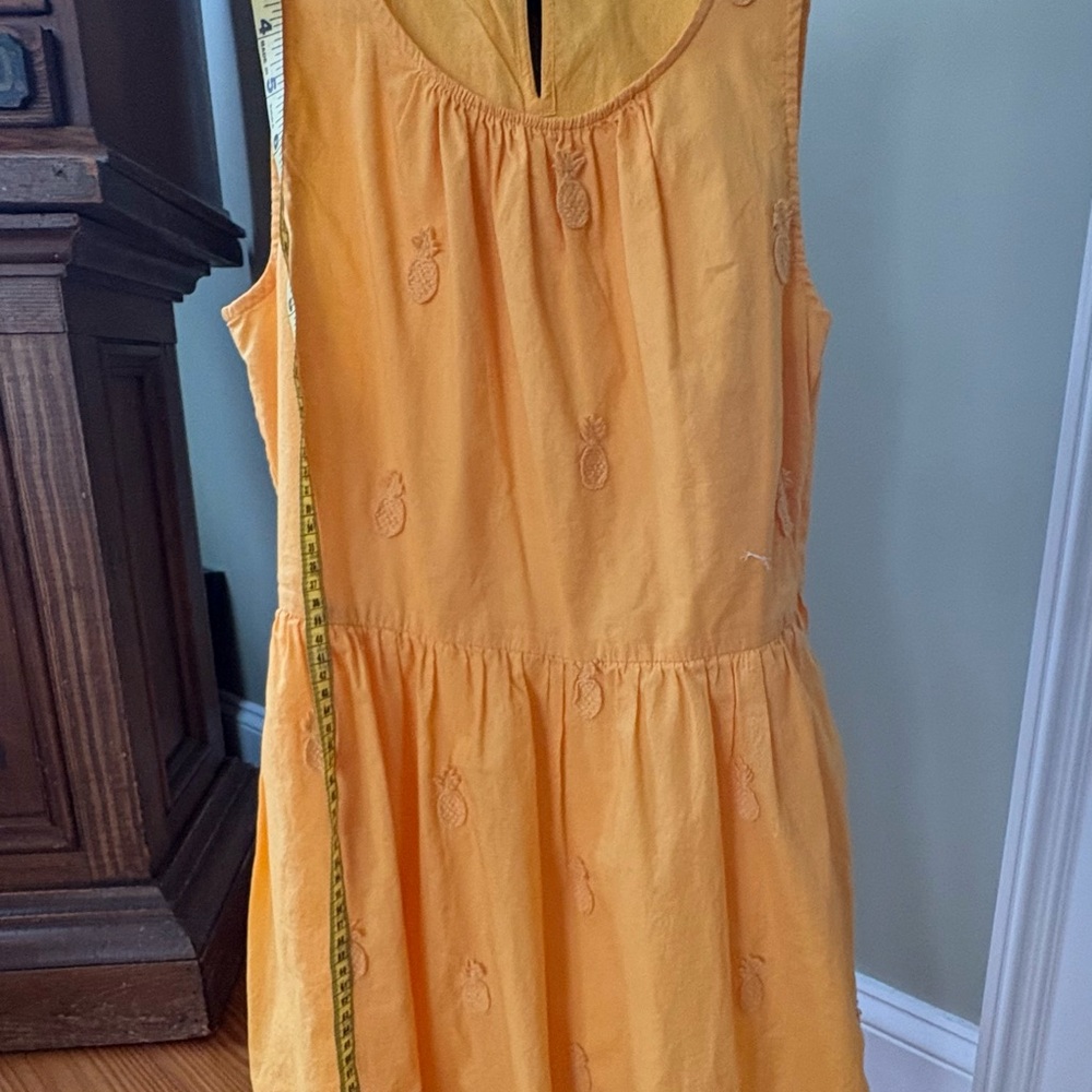 J. Crew Yellow Sleeveless Mini Sundress Casual
